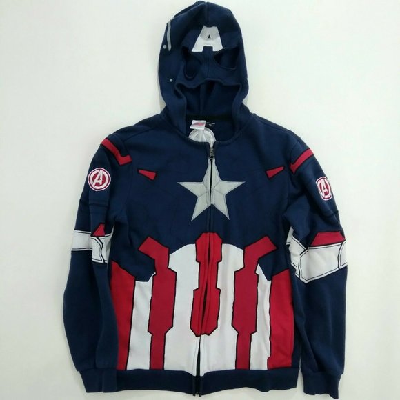 marvel full zip hoodie